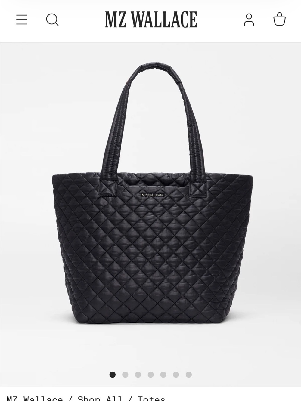 MZ Wallace Medium metro tote